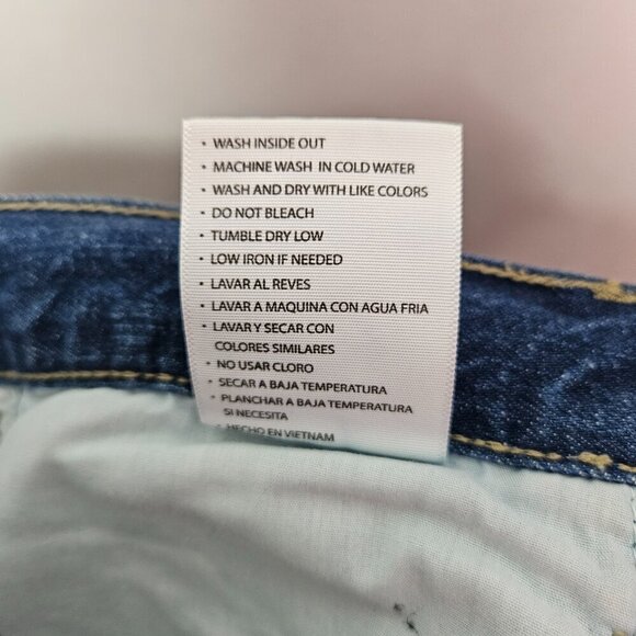 NWT KanCan Eloise High Rise Distressed Cuffed Straight Leg Jean 5/26 KC11239M - Picture 14 of 14